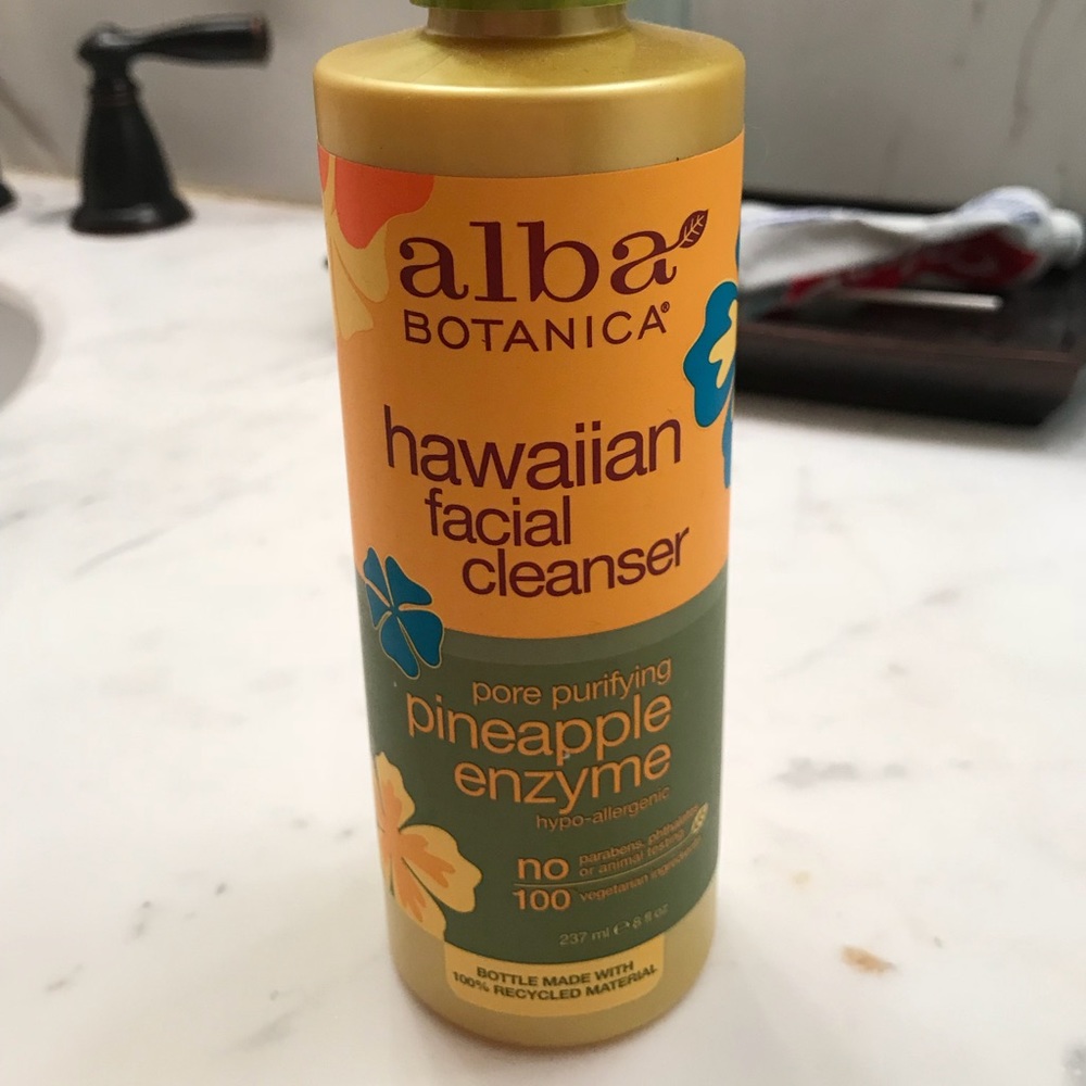 Alba facial cleanser